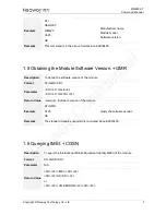 Preview for 14 page of Neoway WM620 Series At Command Manual