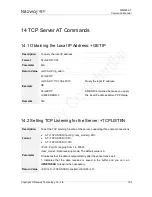 Preview for 119 page of Neoway WM620 Series At Command Manual