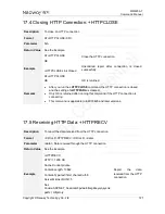 Preview for 138 page of Neoway WM620 Series At Command Manual