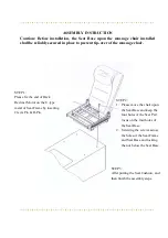 Предварительный просмотр 4 страницы Neox Chairman TS-97S Instruction Manual