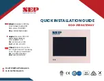 NEP BDG-256P3 Quick Installation Manual preview