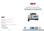 Предварительный просмотр 1 страницы NEP BDM-300X2-208A Installation And Operation Manual