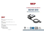 NEP BDM-500 Installation And Operation Manual предпросмотр