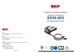 Preview for 1 page of NEP BDM-600 Installation And Operation Manual