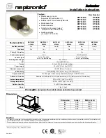 Neptronic BBTS1000 Installation Instruction предпросмотр