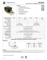 Neptronic BT000S Specification & Installation Instructions предпросмотр