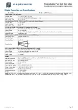 Предварительный просмотр 3 страницы Neptronic EFCB10TU2 Specification And Installation Instructions