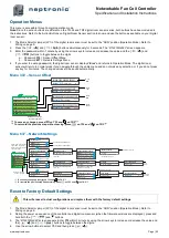 Предварительный просмотр 20 страницы Neptronic EFCB10TU2 Specification And Installation Instructions