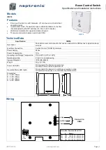 Neptronic IMC10 Specification And Installation Instructions предпросмотр