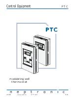 Предварительный просмотр 1 страницы Neptronic PTC User Manual