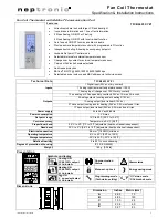 Предварительный просмотр 1 страницы Neptronic TFCB24F3XYZ1 Specification And Installation Instructions