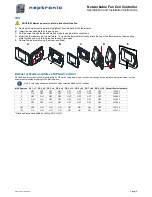 Предварительный просмотр 5 страницы Neptronic TFL24 Specification And Installation Instructions