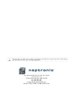 Предварительный просмотр 20 страницы Neptronic TFL24 Specification And Installation Instructions