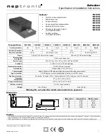 Предварительный просмотр 1 страницы Neptronic TM200FN Specification & Installation Instructions