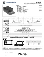 Предварительный просмотр 1 страницы Neptronic TM200N Specification & Installation Instructions