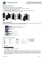 Preview for 3 page of Neptronic TRT2422 Specification And Installation Instructions