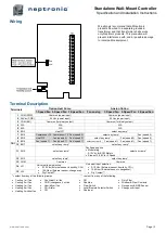 Предварительный просмотр 3 страницы Neptronic TSU00 Series Specification And Installation Instructions