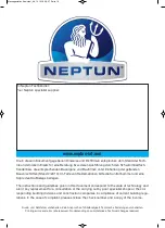 Preview for 16 page of Neptun MassageStation Installation And Operating Instrucitons