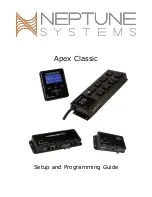 Предварительный просмотр 1 страницы Neptune Systems AquaController Apex Classic Setup And Programming Manual