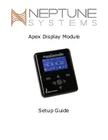 Neptune Systems AquaController Apex Setup Manual preview