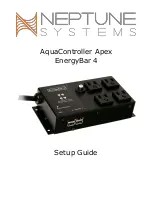 Preview for 1 page of Neptune AquaController Apex EnergyBar 4 Setup Manual