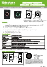 Preview for 1 page of Neptune NEITB58W Installation & Operating Manual