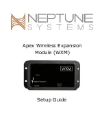 Preview for 1 page of Neptune WXM Setup Manual