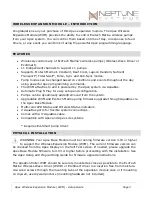 Preview for 3 page of Neptune WXM Setup Manual