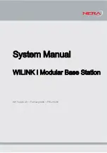 Nera WILINK I System Manual предпросмотр