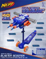 Nerf BLASTER SCOOTER Owner'S Manual preview