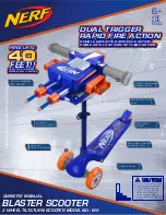 Preview for 1 page of Nerf BLASTER SCOOTER Owner'S Manual