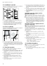 Preview for 40 page of Nerf C17DR00G0 User Manual And Installation Instructiions