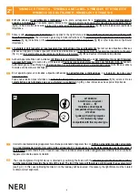 Preview for 6 page of NERI LIGHT 31 Series Instruction Booklet