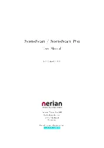 Предварительный просмотр 1 страницы nerian SceneScan User Manual