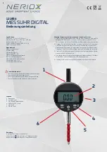 Предварительный просмотр 2 страницы Neriox 121856 Operating Instructions Manual