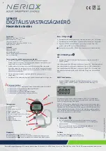 Предварительный просмотр 7 страницы Neriox 129603 Operating Instructions Manual