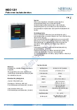 Nerival MBD1201 Manual preview