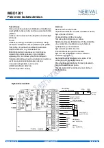 Предварительный просмотр 2 страницы Nerival MBD1201 Manual