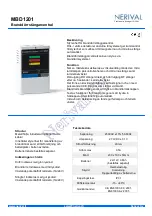 Предварительный просмотр 5 страницы Nerival MBD1201 Manual