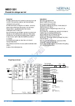 Предварительный просмотр 6 страницы Nerival MBD1201 Manual