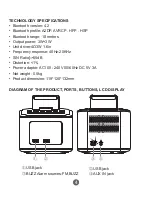 Предварительный просмотр 4 страницы Nero Cube Bluetooth Radio Alarm Clock Operating Instructions Manual