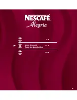 Preview for 23 page of Nescafe alegria A510-1.0 User Manual