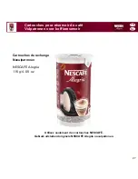 Preview for 27 page of Nescafe alegria A510-1.0 User Manual