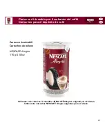 Preview for 47 page of Nescafe alegria A510-1.0 User Manual