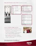 Предварительный просмотр 2 страницы Nescafe Alegria Java Giant 2 Specifications