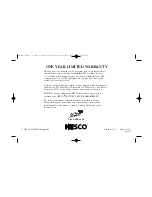 Preview for 20 page of Nesco 4808-47-30 Use And Care Manual