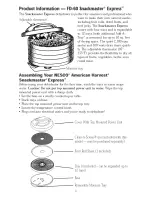 Preview for 6 page of Nesco American Harvest FD-50 Care/Use & Recipe Manual