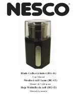 Предварительный просмотр 1 страницы Nesco BG-13 User Manual