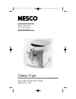 Nesco DF-1130 Use/Care And Recipe Manual preview