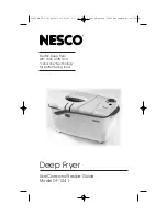 Preview for 1 page of Nesco DF-1241 Use/Care And Recipe Manual